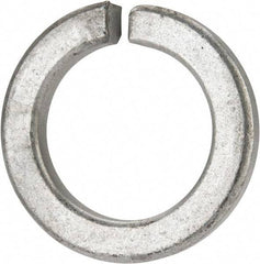 Value Collection - 1-3/4", 1.758" ID, 0.389" Thick Split Lock Washer - Grade 8 Spring Steel, Zinc-Plated Finish, 1.758" Min ID, 1.789" Max ID, 2.679" Max OD - Eagle Tool & Supply