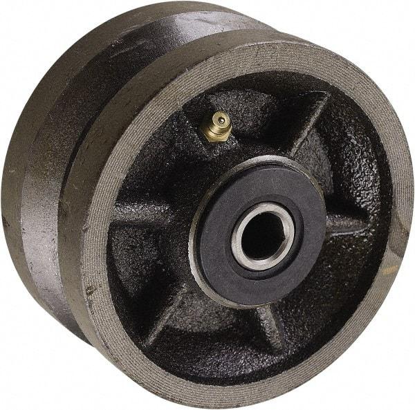 Value Collection - 3/4" ID, Caster Replacement Wheel with Roller Bearing - 800 Lb Load Capacity, 2-1/8" Hub Length, 1/2" Axle - Eagle Tool & Supply
