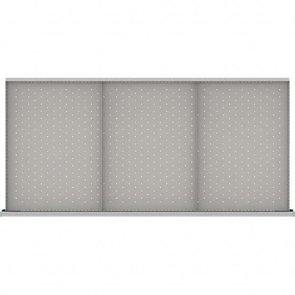 LISTA - 3-Compartment Drawer Divider Layout for 3.15" High Drawers - Eagle Tool & Supply