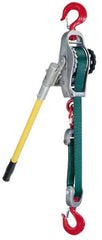 Little Mule - 2,000 Lb. Capacity, 11 Ft. Lift Height, Manual Lever Hoist - Made from Strap - Eagle Tool & Supply