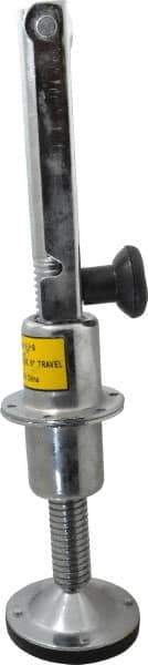 Vestil - 18 Inches Overall Height, 5,000 Lbs. Load Limit Leveling Jack - 4-1/2 Inches to 13-1/2 Inches Height Below Frame, 9 Inch Long Screw Travel - Eagle Tool & Supply