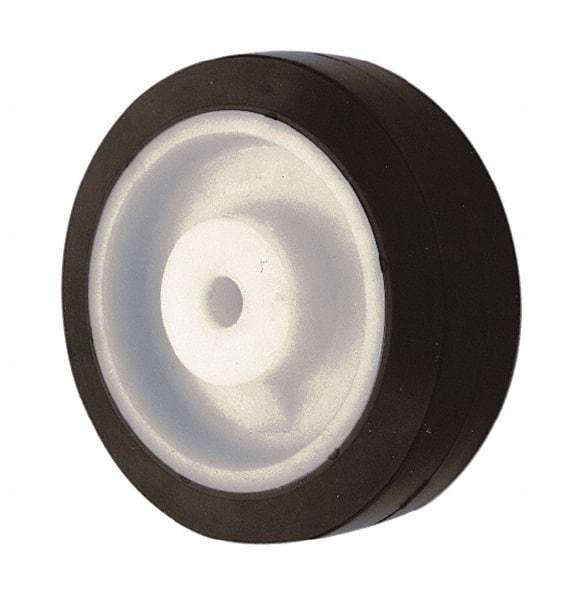 Albion - 5 Inch Diameter x 1-1/4 Inch Wide, Caster Wheel - 250 Lb. Capacity, 1-9/16 Inch Hub Length, 3/8 Inch Axle Diameter, Roller Bearing - Eagle Tool & Supply