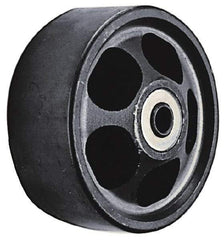 Albion - 6 Inch Diameter x 2 Inch Wide, Semi-Steel Caster Wheel - 1,650 Lb. Capacity, 2-3/8 Inch Hub Length, 1/2 Inch Axle Diameter, Roller Bearing - Eagle Tool & Supply