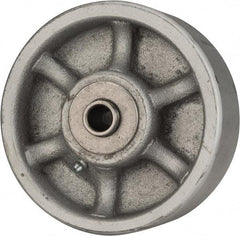 Albion - 5 Inch Diameter x 2 Inch Wide, Semi-Steel Caster Wheel - 1,500 Lb. Capacity, 2-3/8 Inch Hub Length, 1/2 Inch Axle Diameter, Roller Bearing - Eagle Tool & Supply