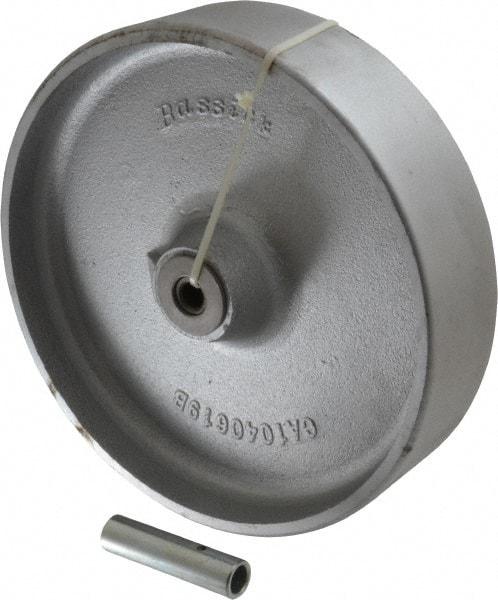 Albion - 10 Inch Diameter x 2-1/2 Inch Wide, Semi-Steel Caster Wheel - 1,650 Lb. Capacity, 2-15/16 Inch Hub Length, 1/2 Inch Axle Diameter, Roller Bearing - Eagle Tool & Supply
