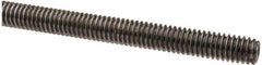 Made in USA - 5/16-18 UNC (Coarse), 6' Long, Low Carbon Steel Threaded Rod - Oil Finish Finish, Right Hand Thread - Eagle Tool & Supply