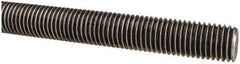 Made in USA - 3/4-10 UNC (Coarse), 6' Long, Low Carbon Steel Threaded Rod - Oil Finish Finish, Right Hand Thread - Eagle Tool & Supply