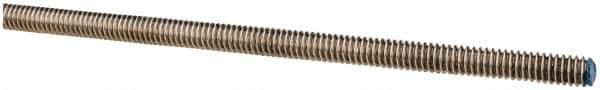 Made in USA - 1/4-20 UNC (Coarse), 6' Long, Stainless Steel Threaded Rod - Right Hand Thread - Eagle Tool & Supply