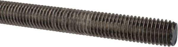 Made in USA - 5/8-11 UNC (Coarse), 6' Long, Stainless Steel Threaded Rod - Right Hand Thread - Eagle Tool & Supply