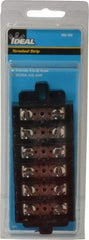 Ideal - 6 Poles, 600 Volt, 60 Amp, -40 to 266°F, Polyester Thermoplastic, Polyester Thermoplastic Multipole Terminal Block - Nickle Plated Brass, 22 to 6 AWG Compatibility, 1-1/4 Inch High - Eagle Tool & Supply