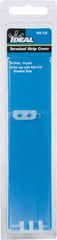 Ideal - 0.7mm High x 7.9" Long, Terminal Block End Cover - Use with 89-300 Terminal Strip Series - Eagle Tool & Supply