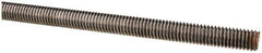 Value Collection - 3/8-16 UNC (Coarse), 6' Long, Alloy Steel Threaded Rod - Plain Finish, Right Hand Thread - Eagle Tool & Supply