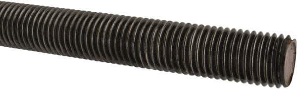 Value Collection - 7/8-9 UNC (Coarse), 6' Long, Alloy Steel Threaded Rod - Right Hand Thread - Eagle Tool & Supply