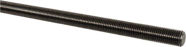 Value Collection - 1-8 UNC (Coarse), 6' Long, Alloy Steel Threaded Rod - Right Hand Thread - Eagle Tool & Supply