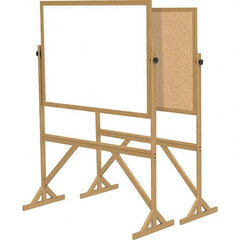 Ghent - Whiteboards & Magnetic Dry Erase Boards Type: Reversible Dry Erase/Corkboard Height (Inch): 71-3/4 - Eagle Tool & Supply