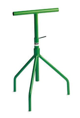 Made in USA - 15-1/2 Inch T Bar Wide Portable Adjustable Stand for Conveyors - Supports 42 Inch to 60 Inch High - Eagle Tool & Supply