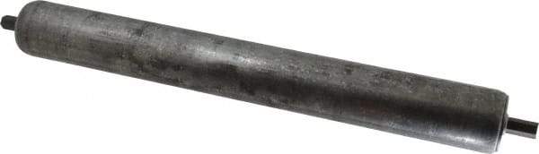 Made in USA - Replacement Conveyor Roller for 16 Inches Between Frame - 1.9 Inch Diameter, 7/16 Inch Axle, Galvanized Steel Finish, 14 Gage - Eagle Tool & Supply
