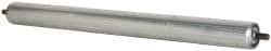 Made in USA - Replacement Conveyor Roller for 21-7/8 Inches Between Frame - 1.9 Inch Diameter, 7/16 Inch Axle, Galvanized Steel Finish, 16 Gage - Eagle Tool & Supply