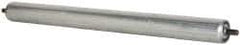 Made in USA - Replacement Conveyor Roller for 21-7/8 Inches Between Frame - 1.9 Inch Diameter, 7/16 Inch Axle, Galvanized Steel Finish, 16 Gage - Eagle Tool & Supply