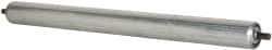 Made in USA - Replacement Conveyor Roller for 21-7/8 Inches Between Frame - 1.9 Inch Diameter, 7/16 Inch Axle, Galvanized Steel Finish, 14 Gage - Eagle Tool & Supply