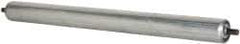 Made in USA - Replacement Conveyor Roller for 21-7/8 Inches Between Frame - 1.9 Inch Diameter, 7/16 Inch Axle, Galvanized Steel Finish, 14 Gage - Eagle Tool & Supply