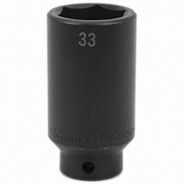 SK - Impact Socket - 1/2"DR 33MM DEEP IMPACT SOCKET - Eagle Tool & Supply