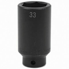 SK - Impact Socket - 1/2"DR 33MM DEEP IMPACT SOCKET - Eagle Tool & Supply