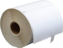 Dymo - 4" Wide x 6" Long, White Die Cut Paper with Semi Perm. Adhesive Shipping Label - For DYMO LabelWriter Printers - Eagle Tool & Supply