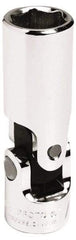 Proto - 5/8", 3/8" Drive, Deep Hand Socket - 6 Points, 2-3/8" OAL, Alloy Steel, Chrome Finish - Eagle Tool & Supply