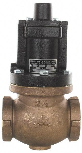 Magnatrol Valve - 2-1/2" Port, 2 Way, Solenoid Valve - Normally Open - Eagle Tool & Supply
