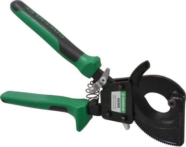 Greenlee - 10" OAL, 1-3/8" Capacity, Cable Cutter - Molded Plastic Handle - Eagle Tool & Supply