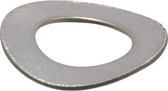 Value Collection - M6 Screw, 6.4mm ID x 12mm OD, Grade 18-8 Stainless Steel Wave Disc Spring - 0.5mm Thick, 2.6mm Overall Height - Eagle Tool & Supply