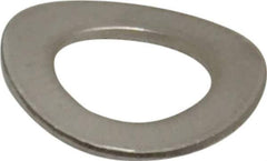 Value Collection - M8 Screw, 8.4mm ID x 15mm OD, Grade 18-8 Stainless Steel Wave Disc Spring - 0.8mm Thick, 3mm Overall Height - Eagle Tool & Supply