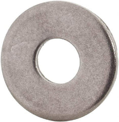 Value Collection - M4 Screw, Grade 316 Stainless Steel Fender Flat Washer - 4.3mm ID x 12mm OD, Plain Finish - Eagle Tool & Supply