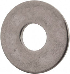 Value Collection - M5 Screw, Grade 316 Stainless Steel Fender Flat Washer - 5.3mm ID x 15mm OD, Plain Finish - Eagle Tool & Supply