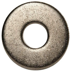 Value Collection - M10 Screw, Grade 316 Stainless Steel Fender Flat Washer - 10.5mm ID x 30mm OD, Plain Finish - Eagle Tool & Supply