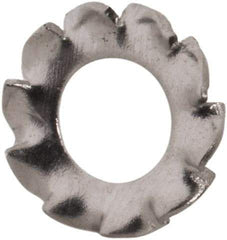 Value Collection - M2.5 Screw, 2.7mm ID, Stainless Steel External Tooth Lock Washer - 5.5mm OD, Uncoated, Grade 316 & Austenitic A4 - Eagle Tool & Supply