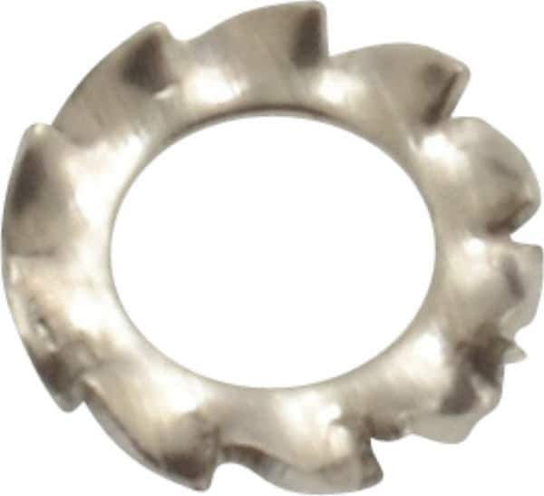 Value Collection - M3 Screw, 3.2mm ID, Stainless Steel External Tooth Lock Washer - 6mm OD, Uncoated, Grade 316 & Austenitic A4 - Eagle Tool & Supply