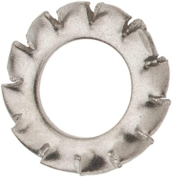 Value Collection - M4 Screw, 4.3mm ID, Stainless Steel External Tooth Lock Washer - 8mm OD, Uncoated, Grade 316 & Austenitic A4 - Eagle Tool & Supply