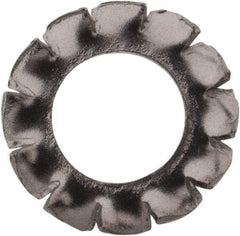 Value Collection - M5 Screw, 5.3mm ID, Stainless Steel External Tooth Lock Washer - 10mm OD, Uncoated, Grade 316 & Austenitic A4 - Eagle Tool & Supply