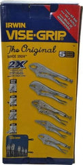 Irwin - 5 Piece Locking Plier Set - Comes in Kit Bag - Eagle Tool & Supply