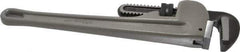 Value Collection - 14" Aluminum Straight Pipe Wrench - 2" Pipe Capacity - Eagle Tool & Supply