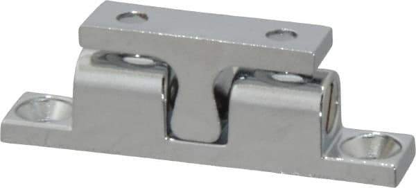 Sugatsune - 1.67" Long x 0.31" Wide x 0.54" High, Zinc Alloy Tension Catch - Chrome Plated, 2.1(4.6) N/Lb Pull Force, 3(6.6) N/Lb Push Force, 7/16" Long Strike, 19/64" Wide Strike - Eagle Tool & Supply