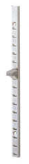 Sugatsune - Satin Stainless Steel Coated, Shelf Standard Bracket - 71-5/8" Long, 15mm Wide - Eagle Tool & Supply