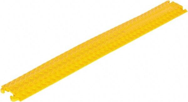 Vestil - 40" Long x 5-1/2" Wide x 3/4" High, Rubber Ramp Cable Guard - 2,200 Lb Load Limit - Eagle Tool & Supply