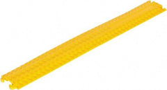 Vestil - 40" Long x 5-1/2" Wide x 3/4" High, Rubber Ramp Cable Guard - 2,200 Lb Load Limit - Eagle Tool & Supply