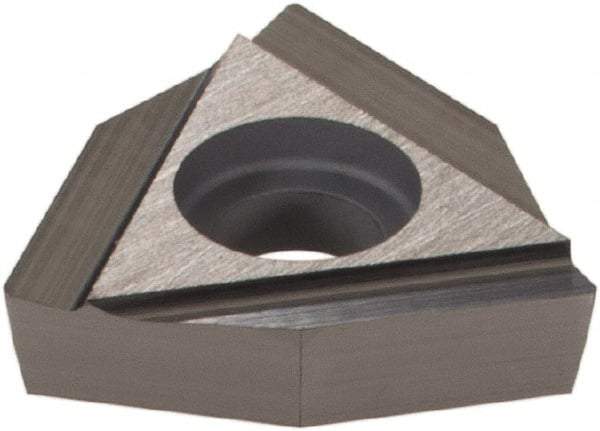 Komet - WOHX060302 Grade K10 Carbide Boring Insert - Uncoated, 80° Trigon, 8° Relief Angle, 10mm Inscr Circle, 3.18mm Thick, 0.2mm Corner Radius - Eagle Tool & Supply