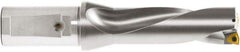 Komet - 28mm Max Drill Depth, 2xD, 14mm Diam, Indexable Insert Drill - 2 Inserts, ABS 50 Modular Connection Shank - Eagle Tool & Supply