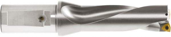 Komet - 44mm Max Drill Depth, 2xD, 22mm Diam, Indexable Insert Drill - 2 Inserts, ABS 50 Modular Connection Shank - Eagle Tool & Supply