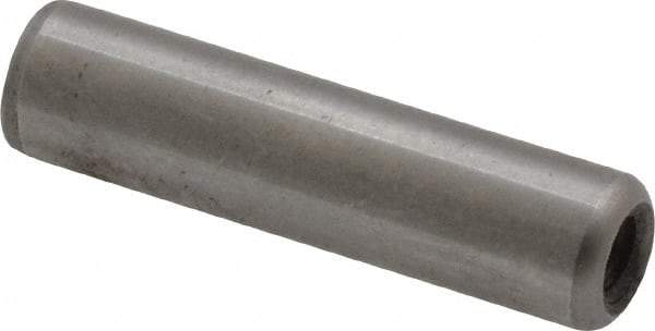 Gibraltar - 5/16" Diam x 1-1/4" Pin Length C-1215 Case Hardened Steel Pull Out Dowel Pin - 1 Beveled & 1 Threaded End - Eagle Tool & Supply